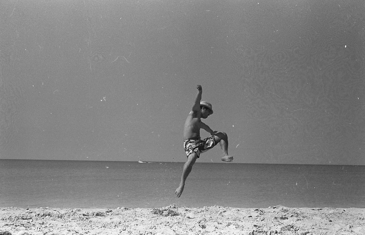 Kicking back on the beach…