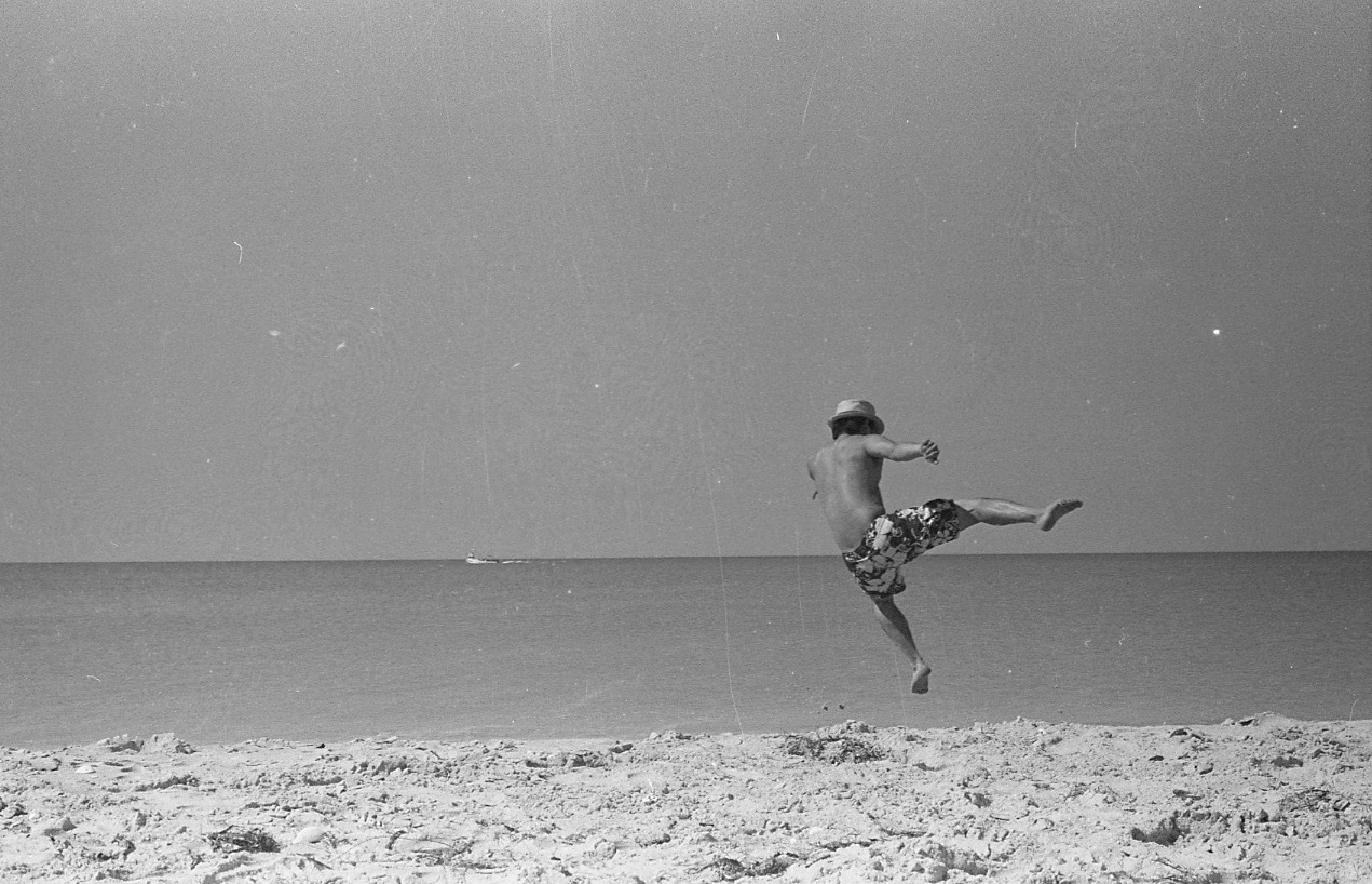 Kicking back on the beach…